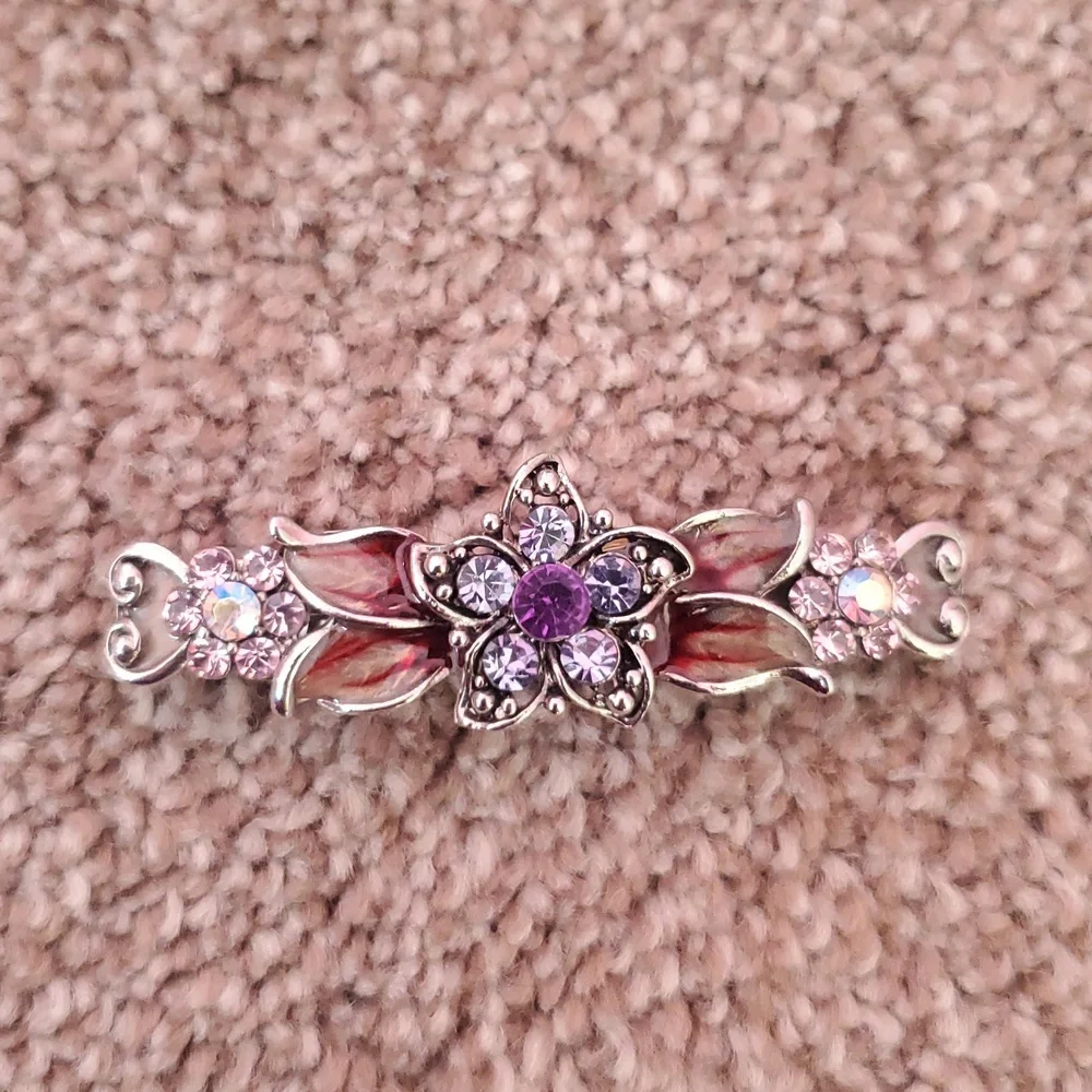 Rhinestone And Jewels Decorative Hair Clips